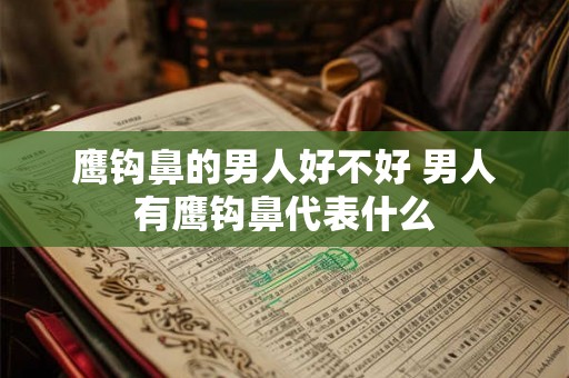 鹰钩鼻的男人好不好 男人有鹰钩鼻代表什么
