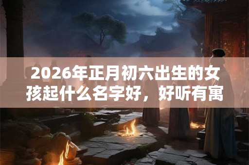 2026年正月初六出生的女孩起什么名字好，好听有寓意的女宝宝名字推荐