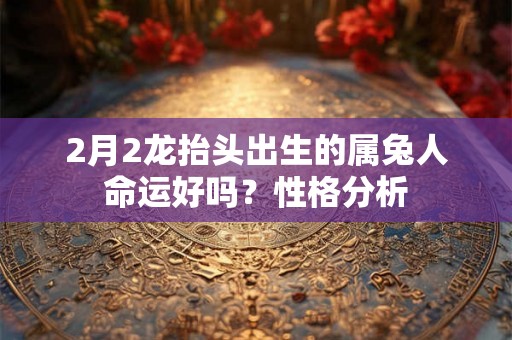 2月2龙抬头出生的属兔人命运好吗？性格分析