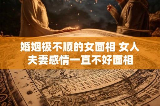 婚姻极不顺的女面相 女人夫妻感情一直不好面相