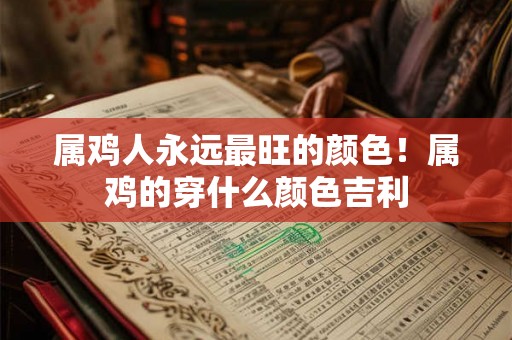 属鸡人永远最旺的颜色！属鸡的穿什么颜色吉利