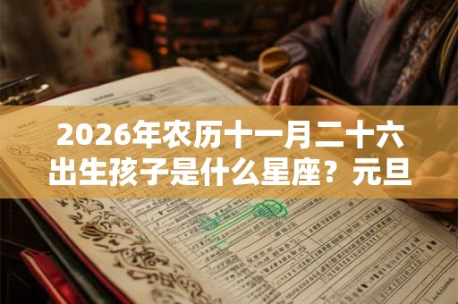2026年农历十一月二十六出生孩子是什么星座？元旦出生的孩子好吗？