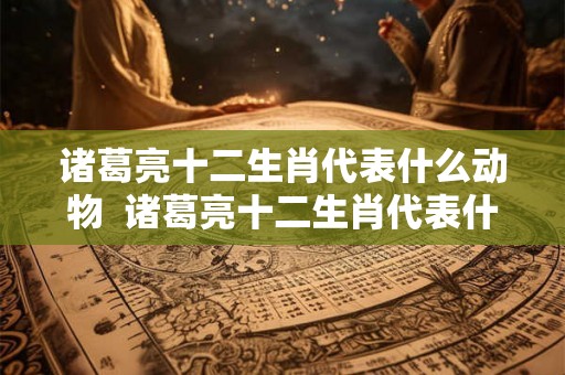 诸葛亮十二生肖代表什么动物  诸葛亮十二生肖代表什么动物呢