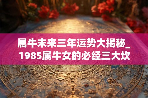 属牛未来三年运势大揭秘_1985属牛女的必经三大坎