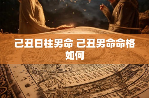 己丑日柱男命 己丑男命命格如何