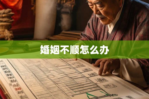 婚姻不顺怎么办 婚姻不顺怎么办