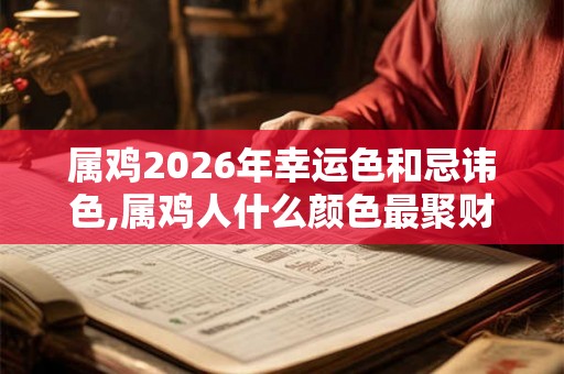 属鸡2026年幸运色和忌讳色,属鸡人什么颜色最聚财 属鸡2026年幸运色和忌讳色,属鸡人什么颜色最聚财