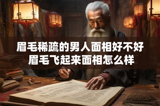 眉毛稀疏的男人面相好不好 眉毛飞起来面相怎么样