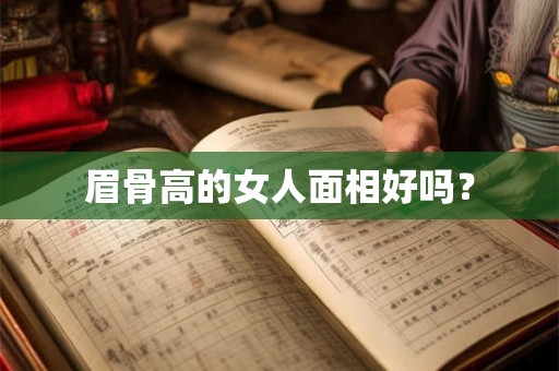 眉骨高的女人面相好吗? 眉骨高的女人面相好吗?