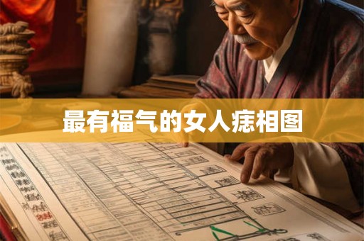 最有福气的女人痣相图