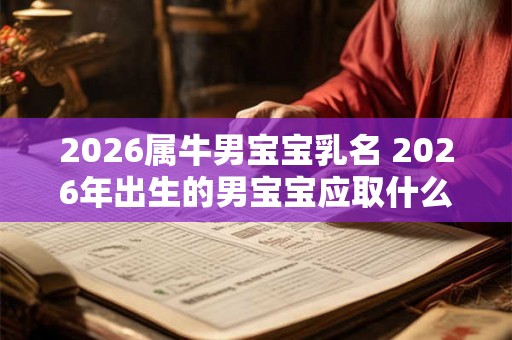 2026属牛男宝宝乳名 2026年出生的男宝宝应取什么乳名