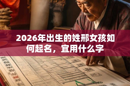 2026年出生的姓邢女孩如何起名，宜用什么字