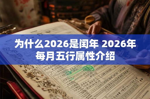 为什么2026是闰年 2026年每月五行属性介绍