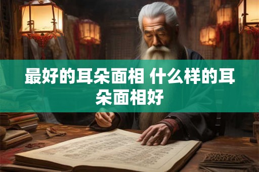 最好的耳朵面相 什么样的耳朵面相好