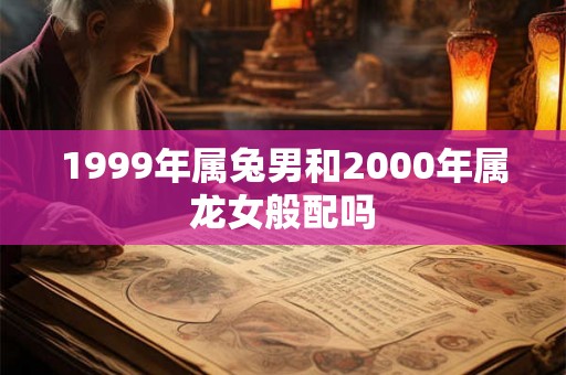 1999年属兔男和2000年属龙女般配吗