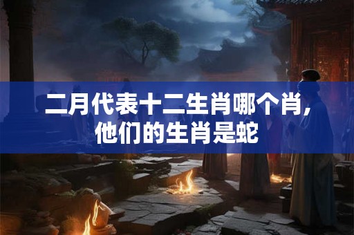 二月代表十二生肖哪个肖,他们的生肖是蛇