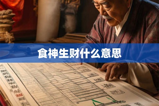 食神生财什么意思