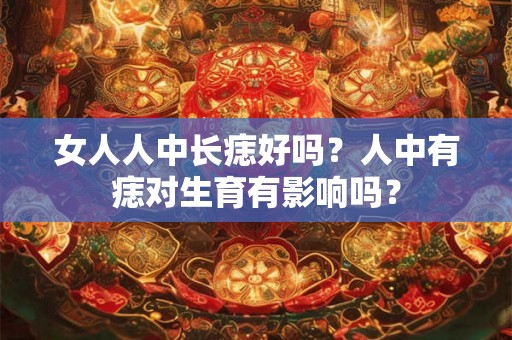 女人人中长痣好吗?人中有痣对生育有影响吗? 女人人中长痣好吗?人中有痣对生育有影响吗?
