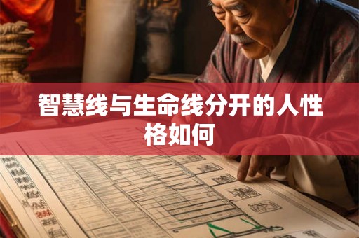 智慧线与生命线分开的人性格如何