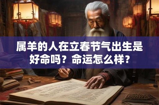 属羊的人在立春节气出生是好命吗?命运怎么样? 属羊的人在立春节气出生是好命吗?命运怎么样?