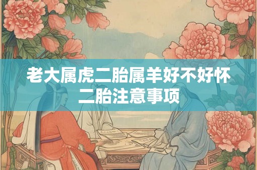 老大属虎二胎属羊好不好怀二胎注意事项