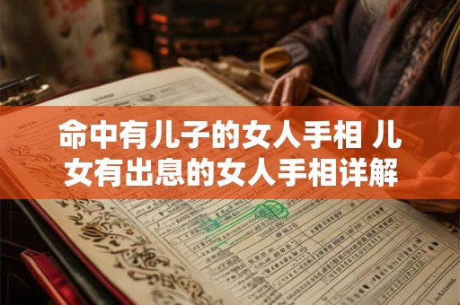 命中有儿子的女人手相 儿女有出息的女人手相详解