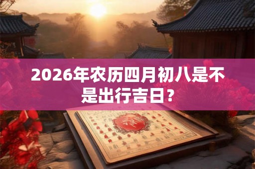 2026年农历四月初八是不是出行吉日？