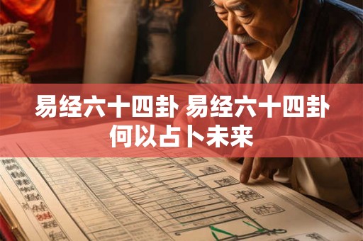 易经六十四卦 易经六十四卦何以占卜未来