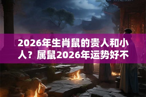 2026年生肖鼠的贵人和小人？属鼠2026年运势好不好？