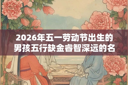 2026年五一劳动节出生的男孩五行缺金睿智深远的名字推荐