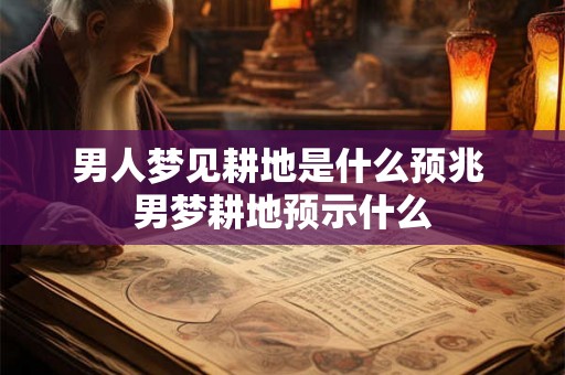 男人梦见耕地是什么预兆 男梦耕地预示什么