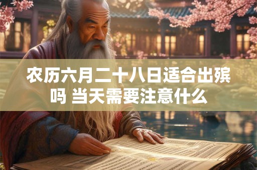 农历六月二十八日适合出殡吗 当天需要注意什么 农历六月二十八日适合出殡吗 当天需要注意什么