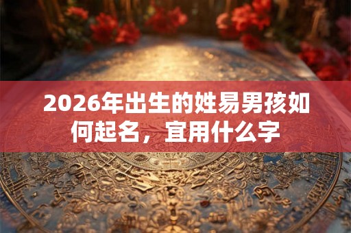 2026年出生的姓易男孩如何起名，宜用什么字