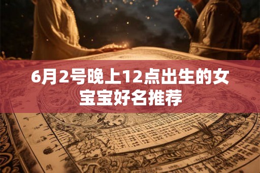 6月2号晚上12点出生的女宝宝好名推荐