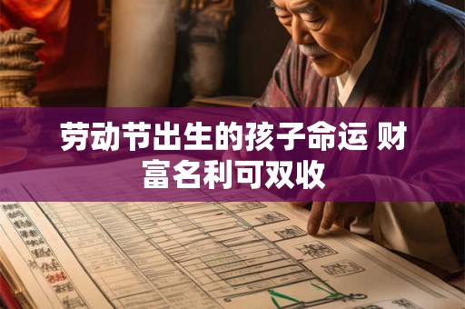 劳动节出生的孩子命运 财富名利可双收 劳动节出生的孩子命运 财富名利可双收