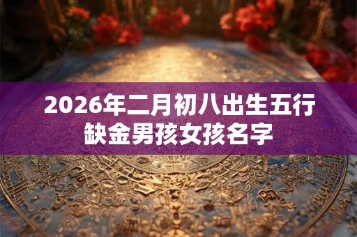 2026年二月初八出生五行缺金男孩女孩名字 2026年二月初八出生五行缺金男孩女孩名字