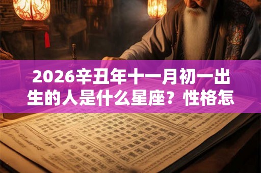 2026辛丑年十一月初一出生的人是什么星座？性格怎么样？