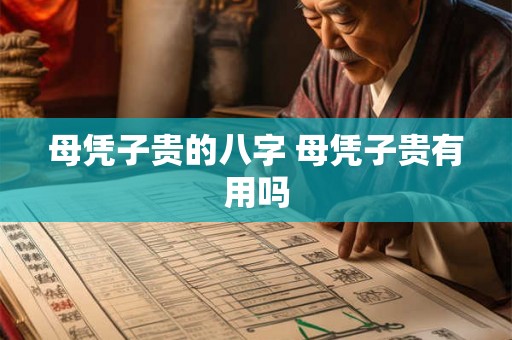 母凭子贵的八字 母凭子贵有用吗