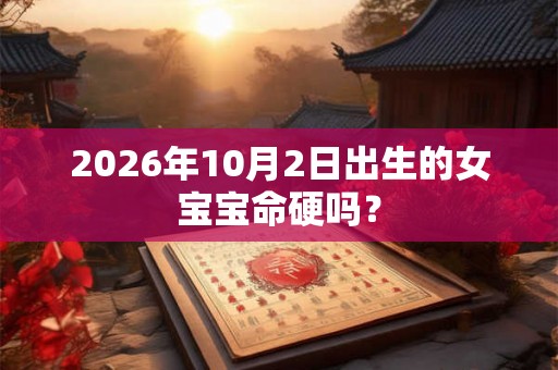 2026年10月2日出生的女宝宝命硬吗? 2026年10月2日出生的女宝宝命硬吗?