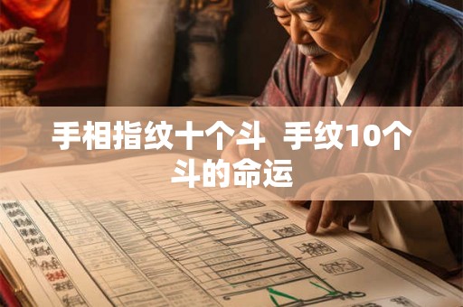 手相指纹十个斗  手纹10个斗的命运