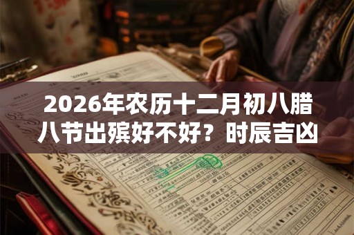 2026年农历十二月初八腊八节出殡好不好？时辰吉凶如何？