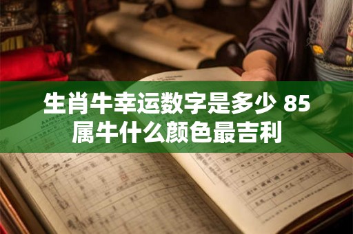 生肖牛幸运数字是多少 85属牛什么颜色最吉利