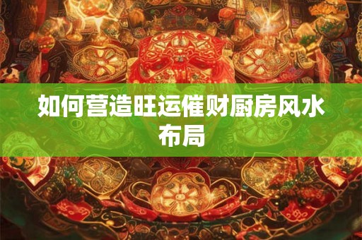 如何营造旺运催财厨房风水布局