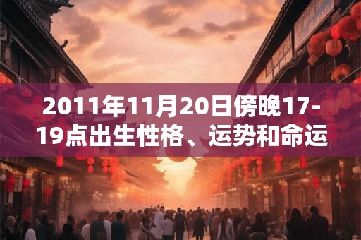 2011年11月20日傍晚17-19点出生性格、运势和命运
