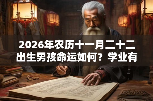 2026年农历十一月二十二出生男孩命运如何?学业有成吗? 2026年农历十一月二十二出生男孩命运如何?学业有成吗?