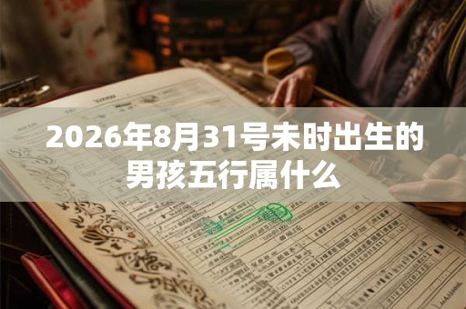 2026年8月31号未时出生的男孩五行属什么