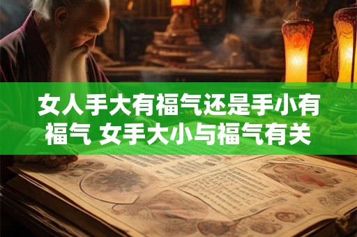 女人手大有福气还是手小有福气 女手大小与福气有关吗