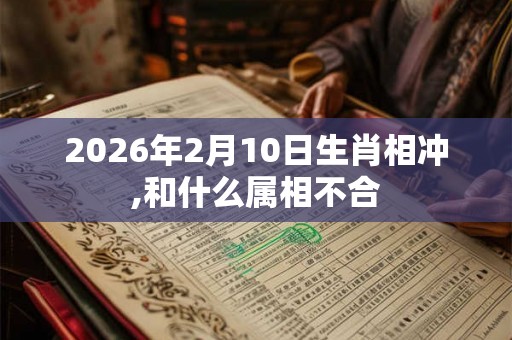 2026年2月10日生肖相冲,和什么属相不合