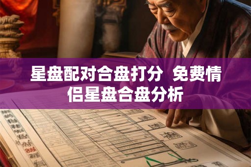 星盘配对合盘打分 免费情侣星盘合盘分析 星盘配对合盘打分 免费情侣星盘合盘分析