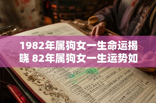1982年属狗女一生命运揭晓 82年属狗女一生运势如何 1982年属狗女一生命运揭晓 82年属狗女一生运势如何